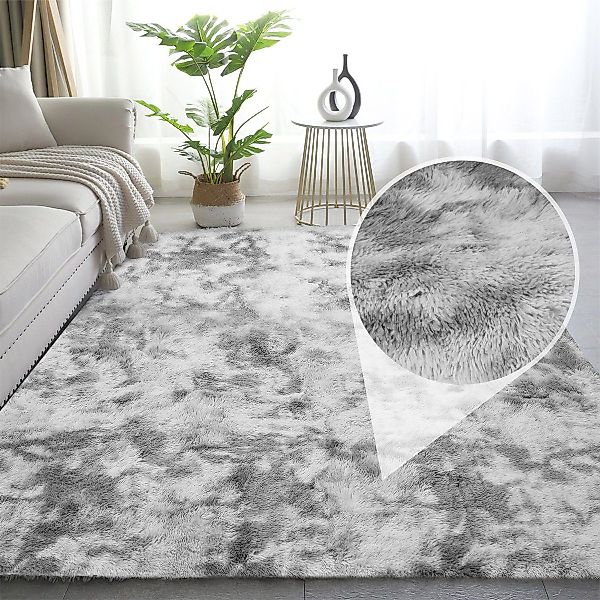Simloveve Hochflor-Teppich, rechteckig, Höhe: 30 mm, günstig online kaufen