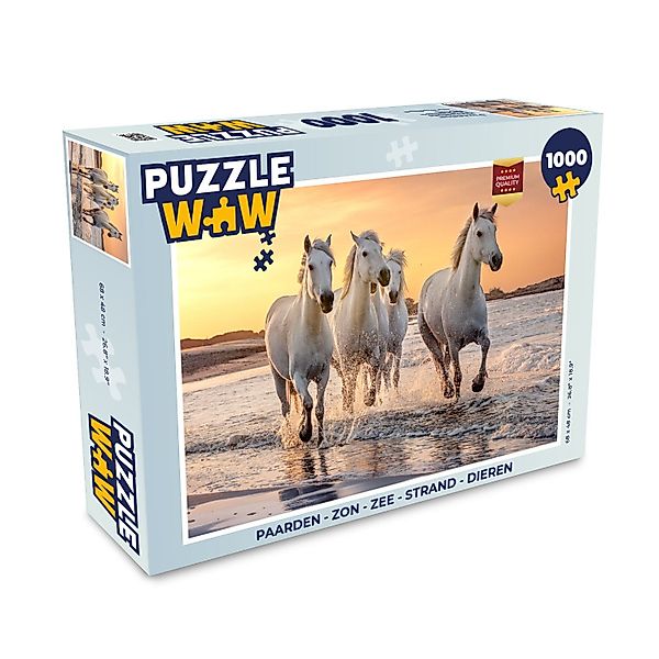 MuchoWow Puzzle Pferde - Sonne - günstig online kaufen