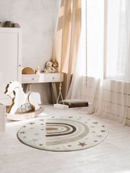 the carpet Teppich Beat Kids, rund, günstig online kaufen