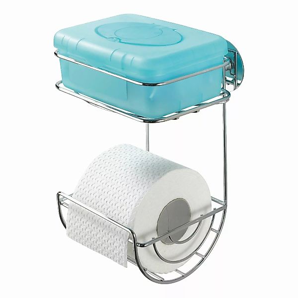 WENKO Turbo-Loc® Toilettenpapierhalter mit Ablage, Befestigen ohne bohren s günstig online kaufen