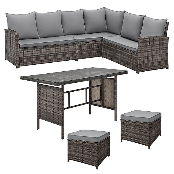 SVITA Loungeset MONROE, (Lounge-Set, 4-tlg., Gartenlounge), günstig online kaufen