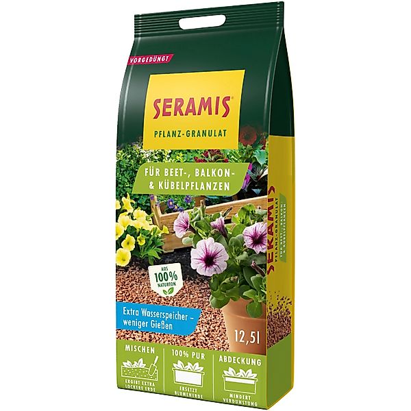 Seramis Outdoor-Granulat für Beet-, Balkon- und Kübelpflanzen 12,5 l günstig online kaufen