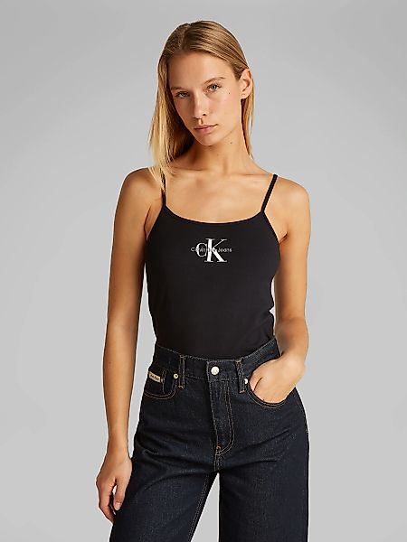 Calvin Klein Jeans T-Shirt "MONOLOGO STRAPPY TANK TOP", mit Logomarkenpatch günstig online kaufen