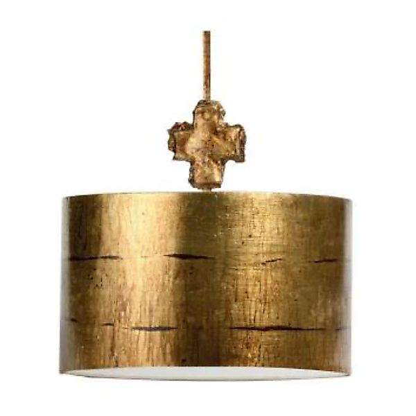 Deckenleuchte EXTRATO Blattgold Ø38cm Design Lampe günstig online kaufen