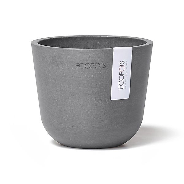 ECOPOTS Blumentopf Oslo Mini 11,5 Grau, günstig online kaufen