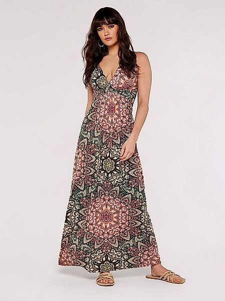 Apricot Maxikleid Maxikleid mit Taillenband und Mandalamuster günstig online kaufen