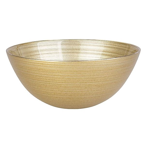 Koopmann Dekoteller Glasschale - gold - günstig online kaufen
