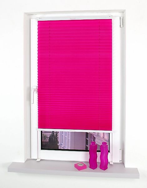 Liedeco Plissee Klemmfix Plissee YOUNG COLOURS, Lichtschutz, ohne Bohren, i günstig online kaufen