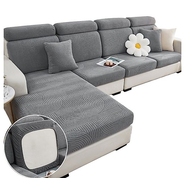 Coonoor Sofahusse Sofa Sitzbezüge Schonbezug, Elastic Stretch Sofasitzbezug günstig online kaufen