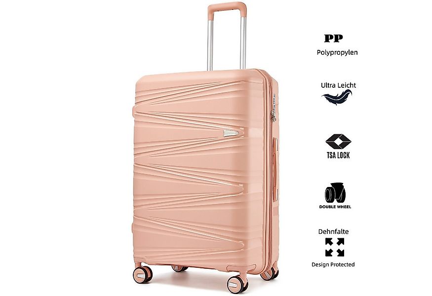 Super Solu Hartschalen-Trolley XL 74cm Polypropylen Koffer, Reisekoffer Erw günstig online kaufen