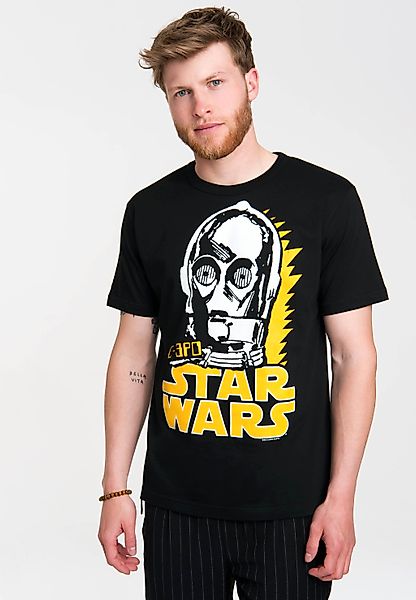 LOGOSHIRT T-Shirt "C-3PO - Krieg der Sterne", mit coolem Frontprint günstig online kaufen