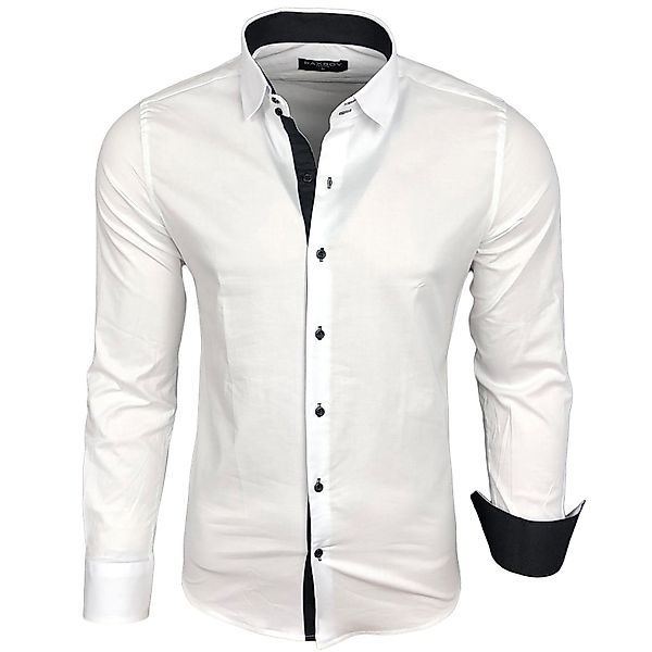 Baxboy Langarmhemd Baxboy Herren Kontrast Hemden günstig online kaufen
