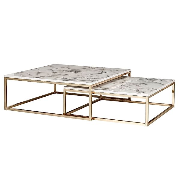 Wohnling Couchtisch WL6.246 (2er Set Weiß günstig online kaufen