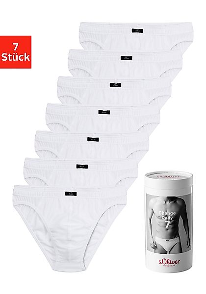 s.Oliver Slip "Herren Unterhose", (Dose, 7 St.), Wochenration in einer Dose günstig online kaufen