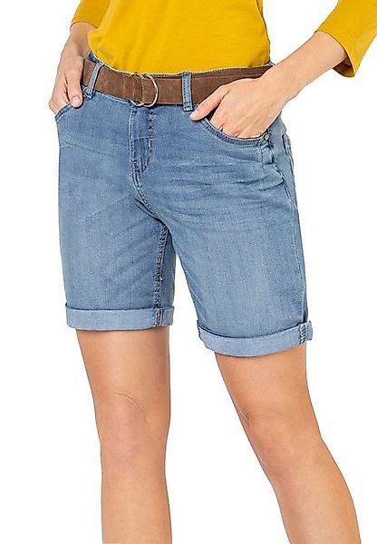 SUBLEVEL Jeansbermudas Denim Bermuda mit Gürtel günstig online kaufen