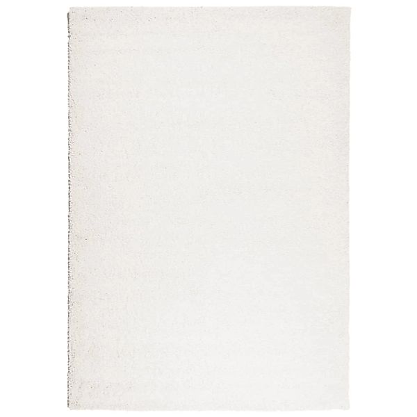 vidaXL Teppich Shaggy Hochflor Modern Creme 160x230 Cm 1955940 günstig online kaufen