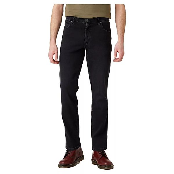 Wrangler Herren Jeans Texas Slim Fit Stretch - Blau - Stonewash günstig online kaufen