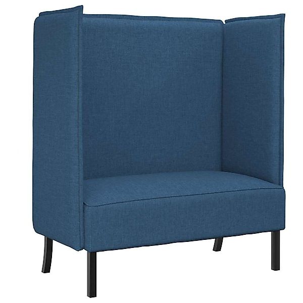 vidaXL Sofa Hoher Rücken Sofa Blau günstig online kaufen