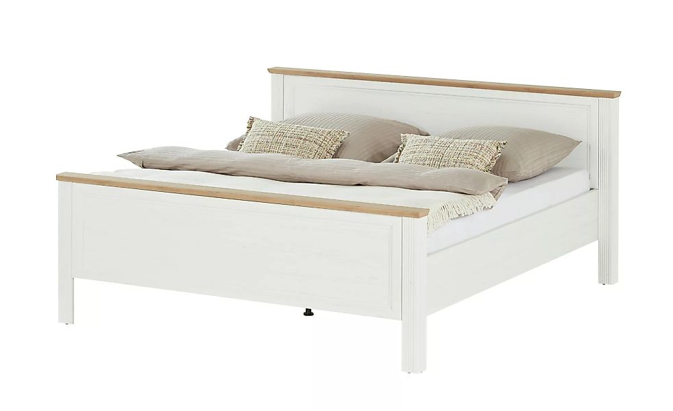 Bettgestell - weiß - 204 cm - 98 cm - 215 cm - Betten > Bettgestelle - Möbe günstig online kaufen
