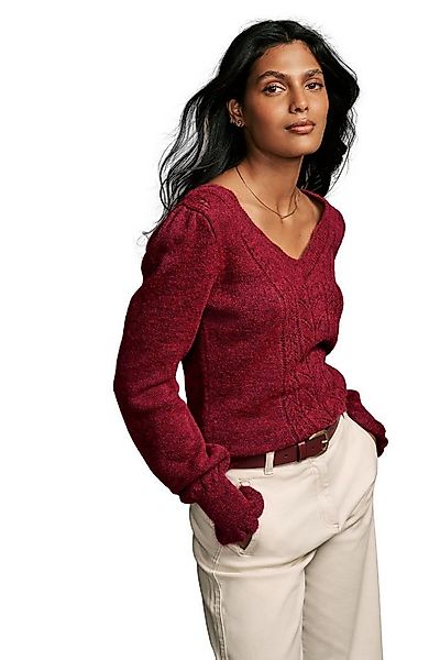 LAURA ASHLEY V-Ausschnitt-Pullover Laura Ashley V-Ausschnitt-Pullover, Loch günstig online kaufen