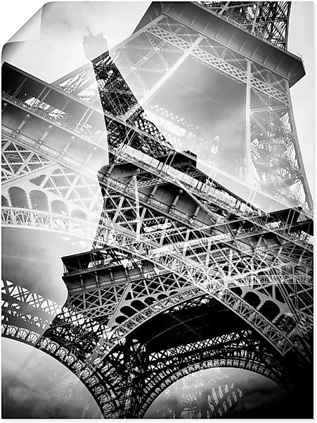 Artland Wandbild »Der doppelte Eiffelturm«, Gebäude, (1 St.), als Alubild, günstig online kaufen