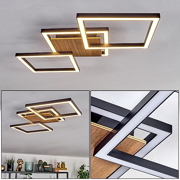 hofstein Deckenleuchte Deckenlampe aus Metall/Kunststoff in günstig online kaufen