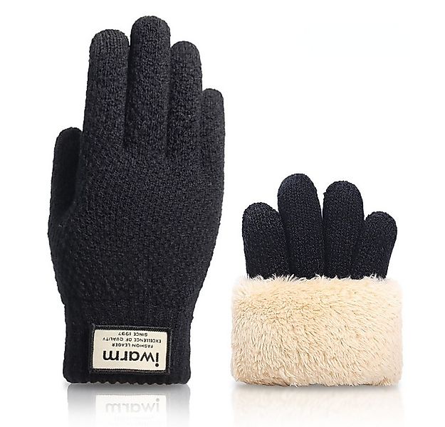 Blusmart Strickhandschuhe Strickhandschuhe für den Winter mit Touchscreen ( günstig online kaufen