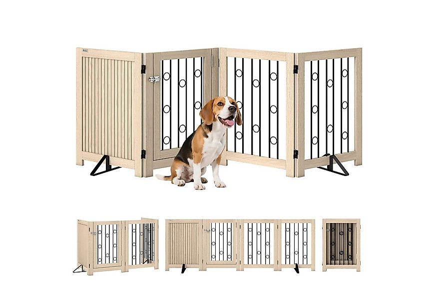 BlingBin Tierabsperrgitter Freistehendes Schutzgitter, Faltbares Hundegitte günstig online kaufen