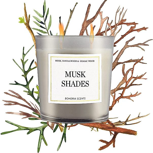 BOHORIA Duftkerze BOHORIA® Premium-Duftkerze mit natürlichen Ölen günstig online kaufen