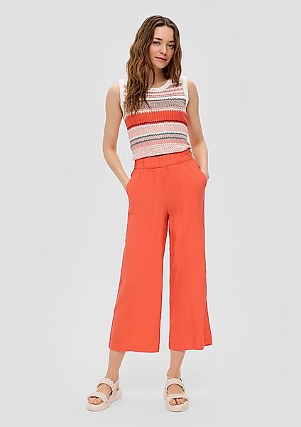 s.Oliver 7/8-Hose Relaxed: Culotte aus Viskose günstig online kaufen