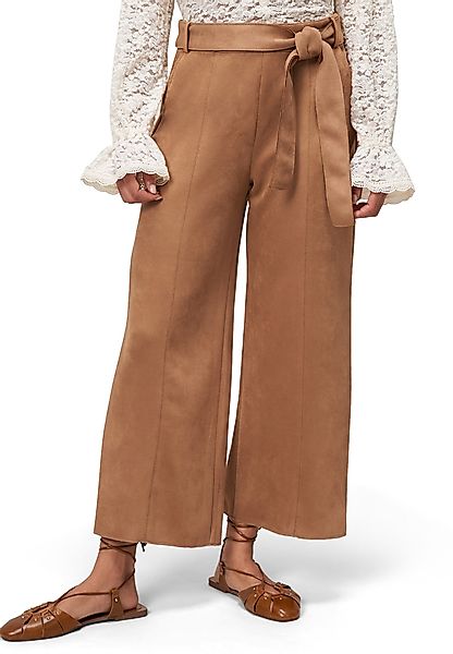 Zero Stoffhose Damen Hose in Wildlederoptik günstig online kaufen