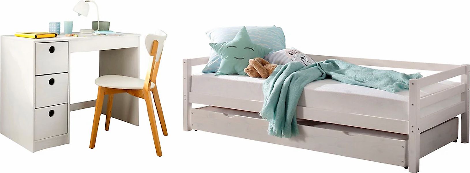 Lüttenhütt Jugendzimmer-Set "Alpi" Spar-Set, 2 Stk. tlg. Daybed mit 2. Lieg günstig online kaufen