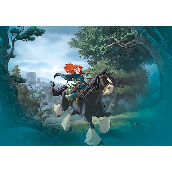 Komar Vliesfototapete Merida Riding 400 cm x 280 cm günstig online kaufen