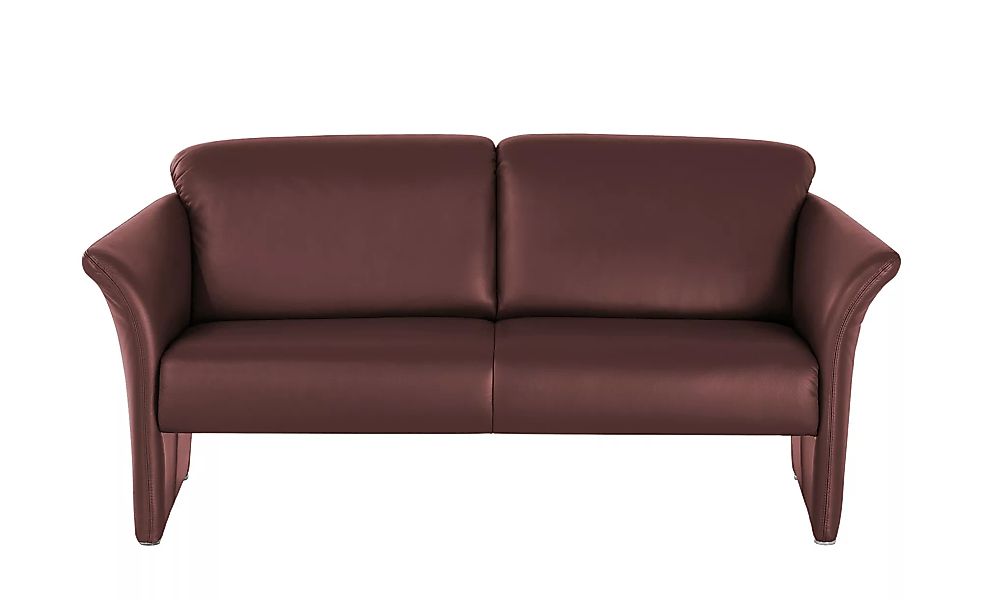 KOINOR Ledersofa  Fia - rot - 172 cm - 77 cm - 87 cm - Polstermöbel > Sofas günstig online kaufen