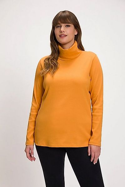 Ulla Popken Rundhalsshirt Shirt Rollkragen Classic Langarm günstig online kaufen