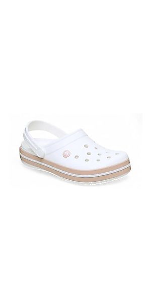 Crocs Sandale Crocband Clog weiss/carmel Damen günstig online kaufen
