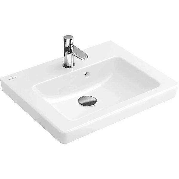 Villeroy & Boch Handwaschbecken Subway 2.0 50 cm Alpinweiß mit Hahnloch günstig online kaufen