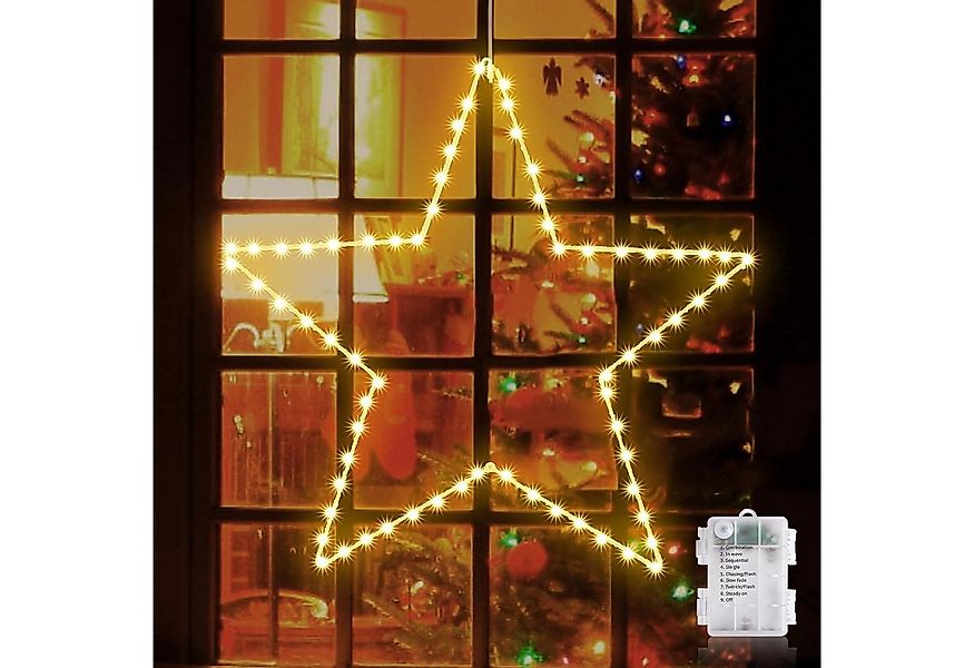 Elegear LED-Lichterkette Led weihnachtsdeko für fenster, innen/außen, weihn günstig online kaufen