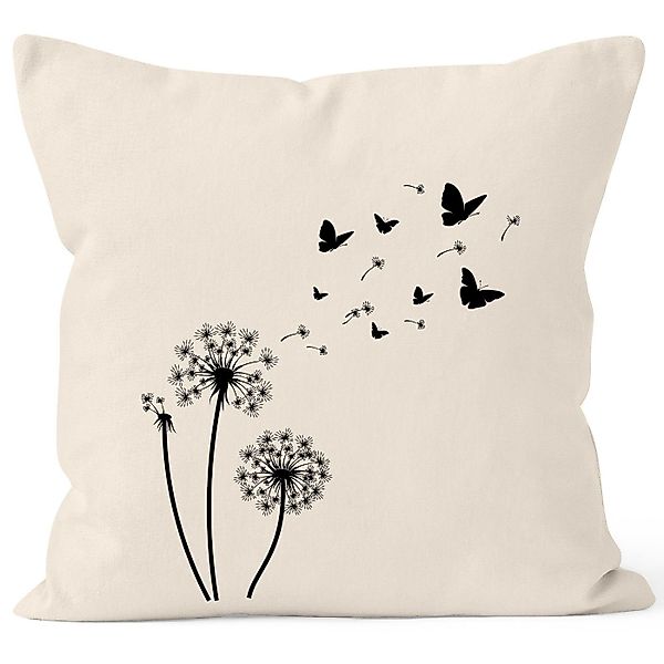 Autiga Dekokissen Kissenbezug Pusteblume Schmetterlinge Dandelion günstig online kaufen