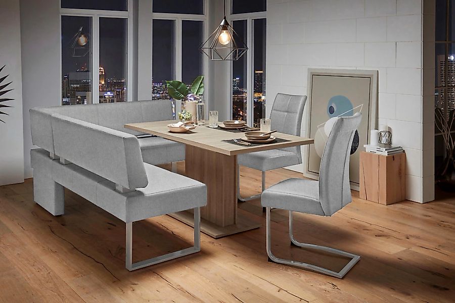 Home affaire Eckbank "Rab" in 2 Breiten (180 oder 200 cm), Bezug in verschi günstig online kaufen