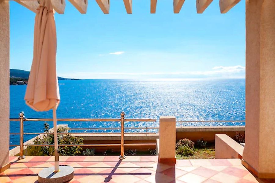 Papermoon Fototapete »Terrace with a Sea View« günstig online kaufen