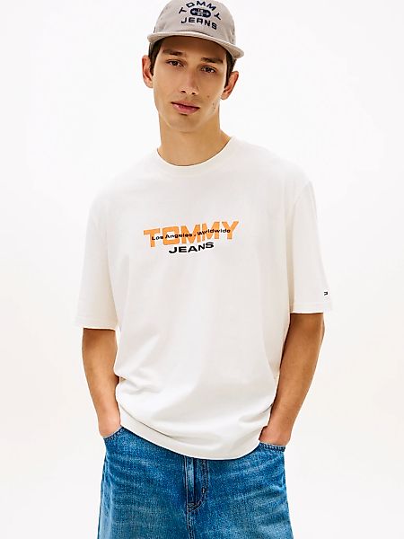 Tommy Jeans T-Shirt "TJM 90S BLOCK" Relaxed fit mit Rundhalsausschnitt günstig online kaufen