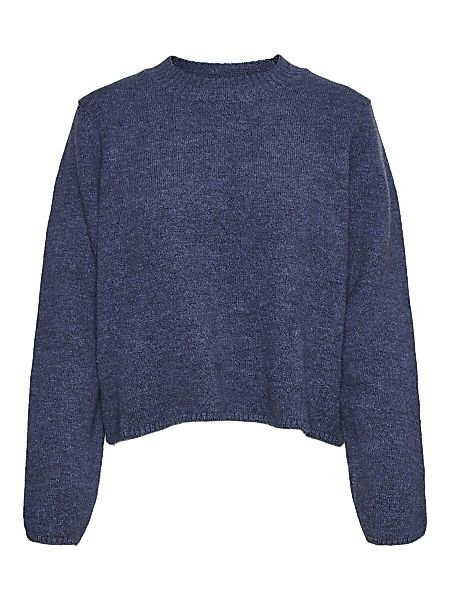 NOISY MAY Gestrickter Pullover Damen Blau günstig online kaufen