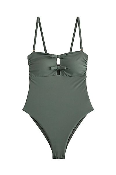 Next Badeanzug Bauchformender Bandeau-Badeanzug mit Schleife (1-St) günstig online kaufen