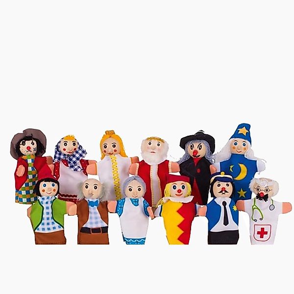 goki Fingerpuppe Fingerpuppenset 1 (Spar-Set, 12-tlg),12 günstig online kaufen