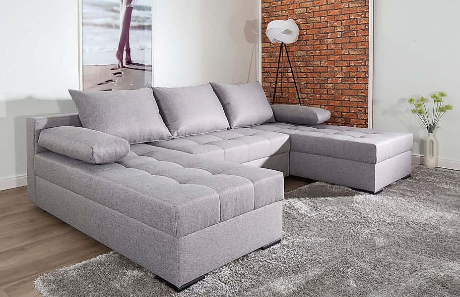 COLLECTION AB Wohnlandschaft Josy, U-Form, Schlafsofa günstig online kaufen