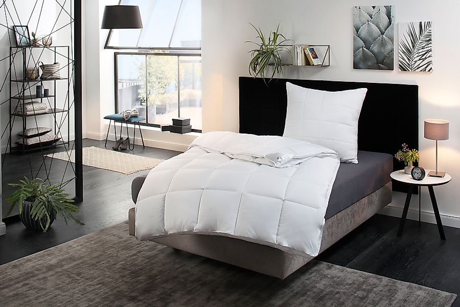 RIBECO Kunstfaserbettdecke »Isabel« 4-Jahreszeiten 1 Stk. tlg. Luxus Daunen günstig online kaufen