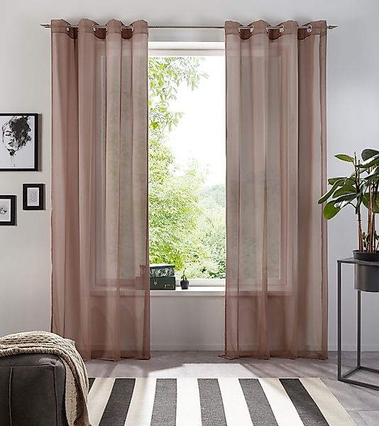 my home Gardine XANA mit Ösen, günstig online kaufen