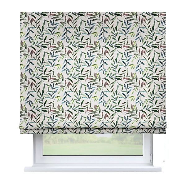 Dekoria Raffrollo Bari, weiß-grün, 50 x 60 cm günstig online kaufen