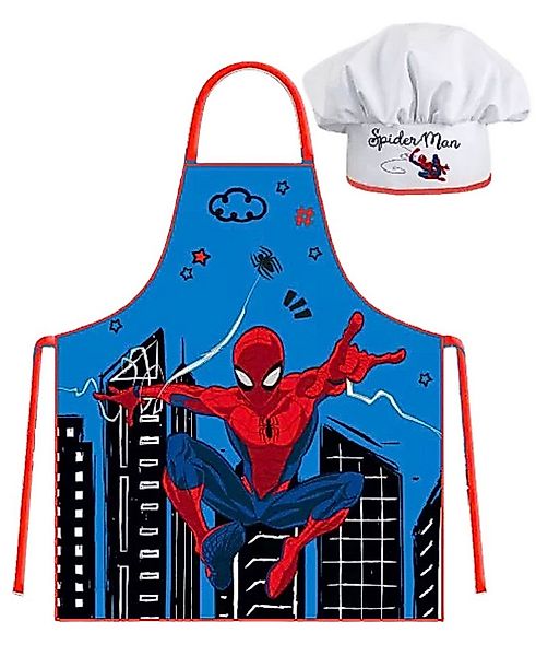 Spiderman Kochschürze Marvel, (2-tlg), Kinder Koch-Set 2 tlg. Backschürze + günstig online kaufen